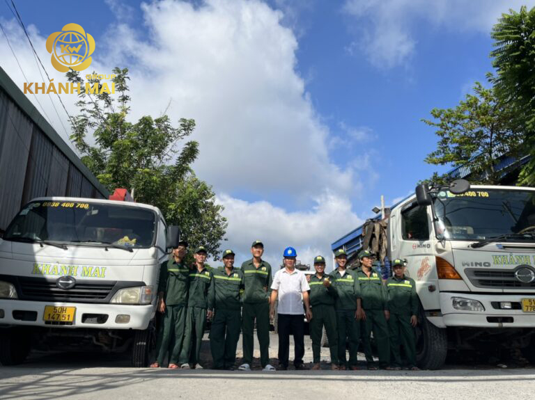 Dịch vụ nâng cẩu hạ máy móc chuyên nghiệp tại Khánh Mai