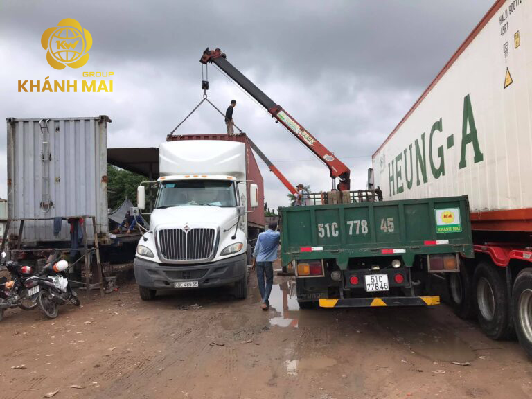 Dịch vụ nâng cẩu hạ máy móc chuyên nghiệp tại Khánh Mai