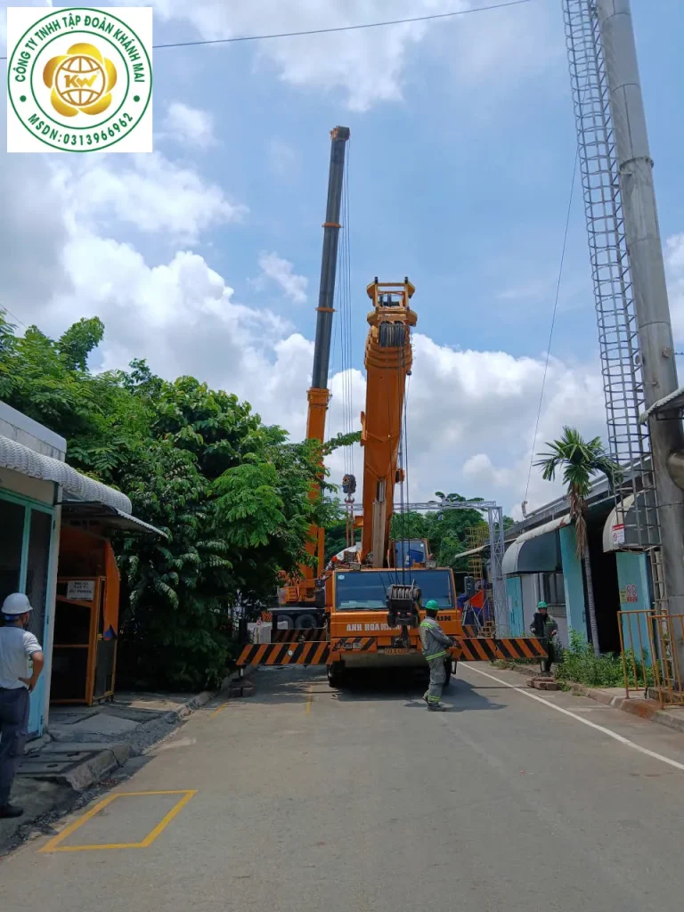 Dự Án Lắp dựng bồn silo được Khánh Mai Group thực hiện
