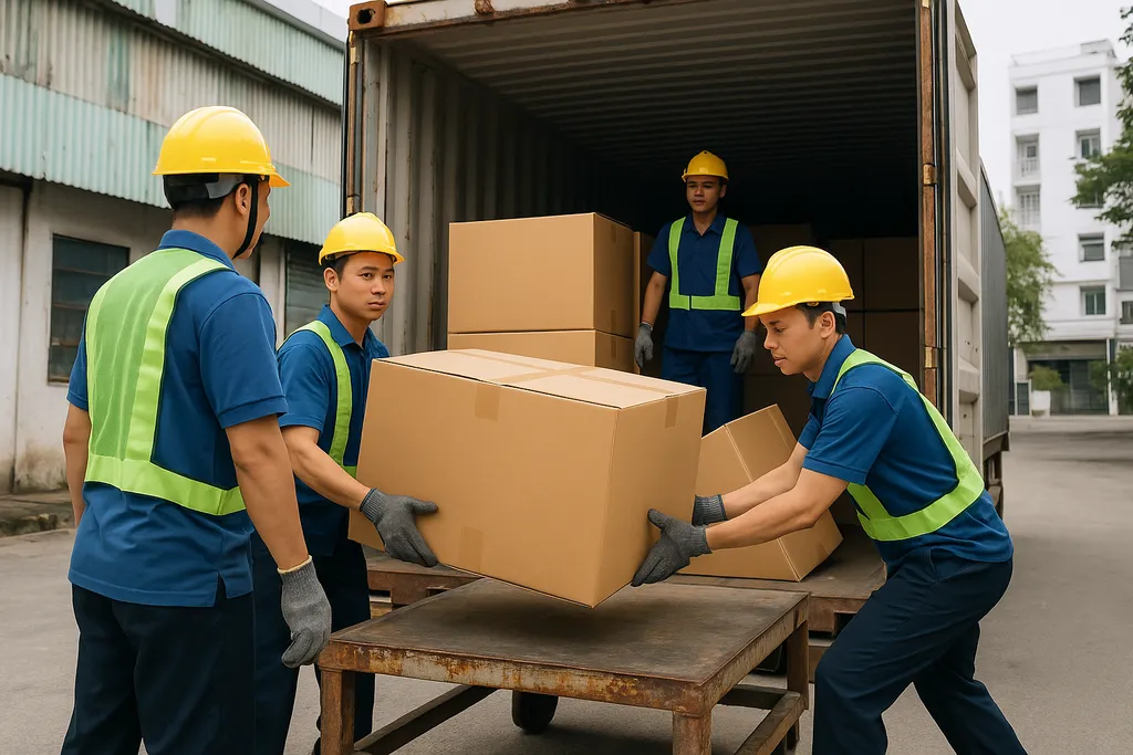Đội bốc xếp hàng hóa tphcm uy tín, giá rẻ