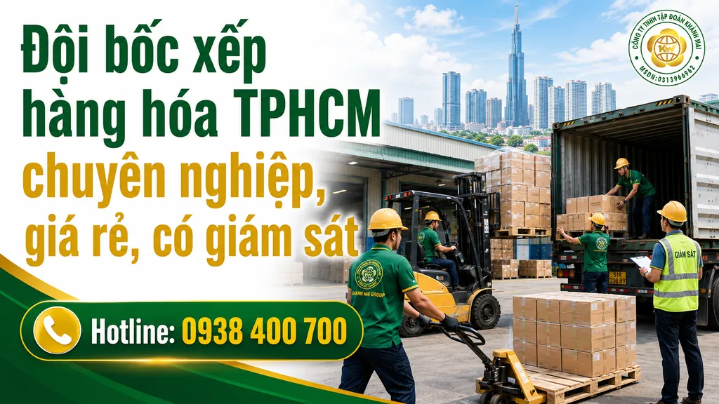 Đội bốc xếp hàng hóa TPHCM chuyên nghiệp, giá rẻ, có giám sát