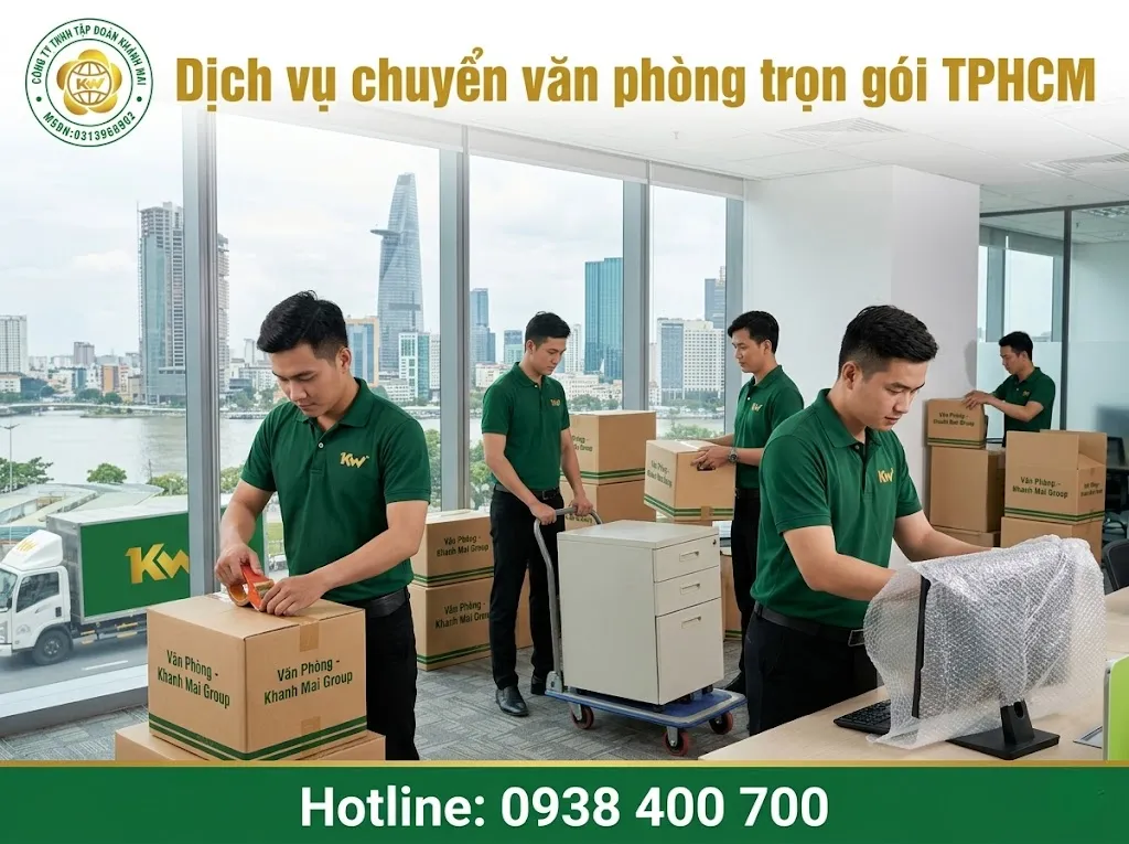 Dịch vụ chuyển văn phòng trọn gói tại Khánh Mai Group