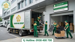bốc dỡ xe tải chuyển văn ph&ograve;ng