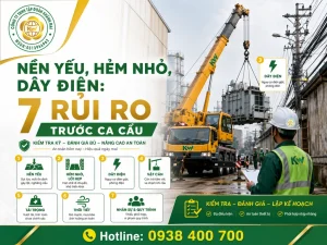 Nền yếu, hẻm nhỏ, dây điện: 7 rủi ro trước ca cẩu