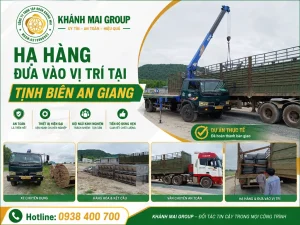 Hạ hàng đưa vào vị trí tại Tịnh Biên An Giang