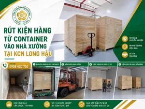 Dự án rút hàng container tại KCN Long Hậu