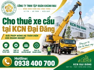 Cho Thuê Xe Cẩu KCN Đại Đăng