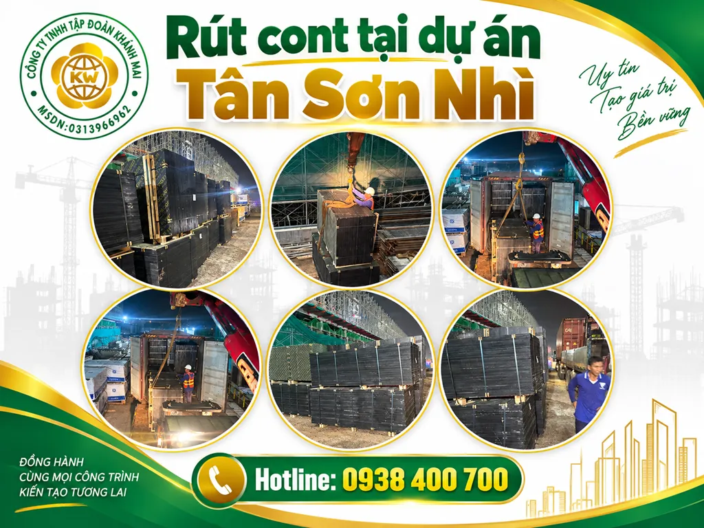 Dự án rút cont tại Tân Sơn Nhì | Khánh Mai Group