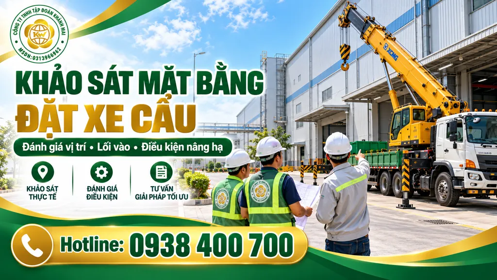 Khảo sát nền sân, cổng xưởng và vị trí đặt chân chống xe cẩu tại KCN Tân Bửu