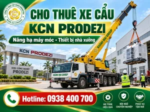 Cho Thuê Xe Cẩu KCN Prodezi